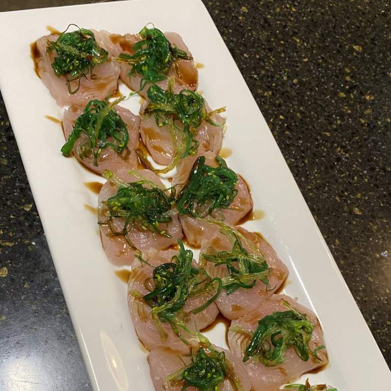 wahoo sashimi