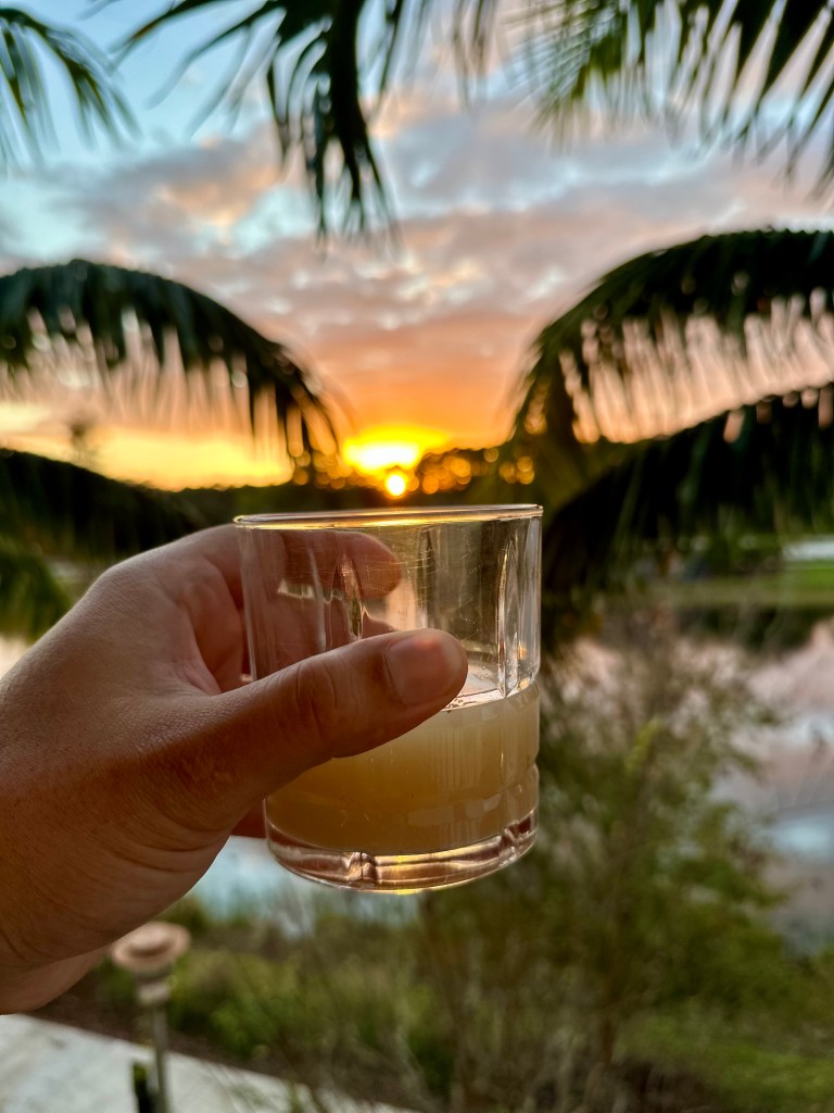 Black Grouper Ceviche Juice Shooters