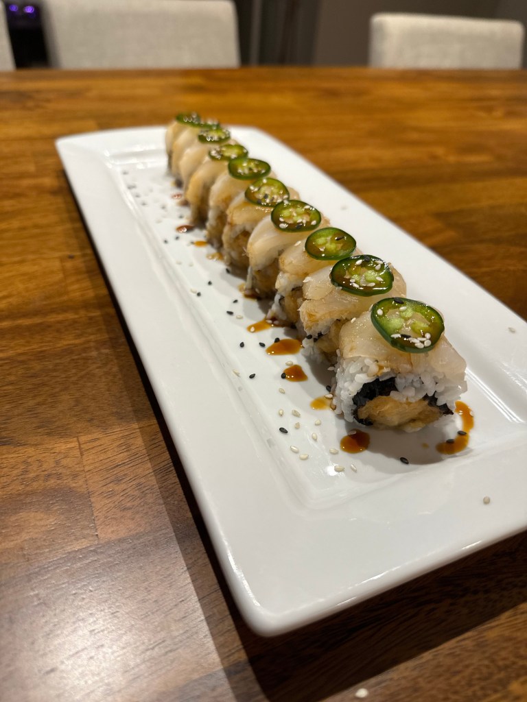 Spicy Black Grouper Roll