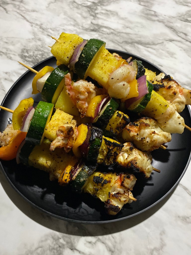 lobster kebabs