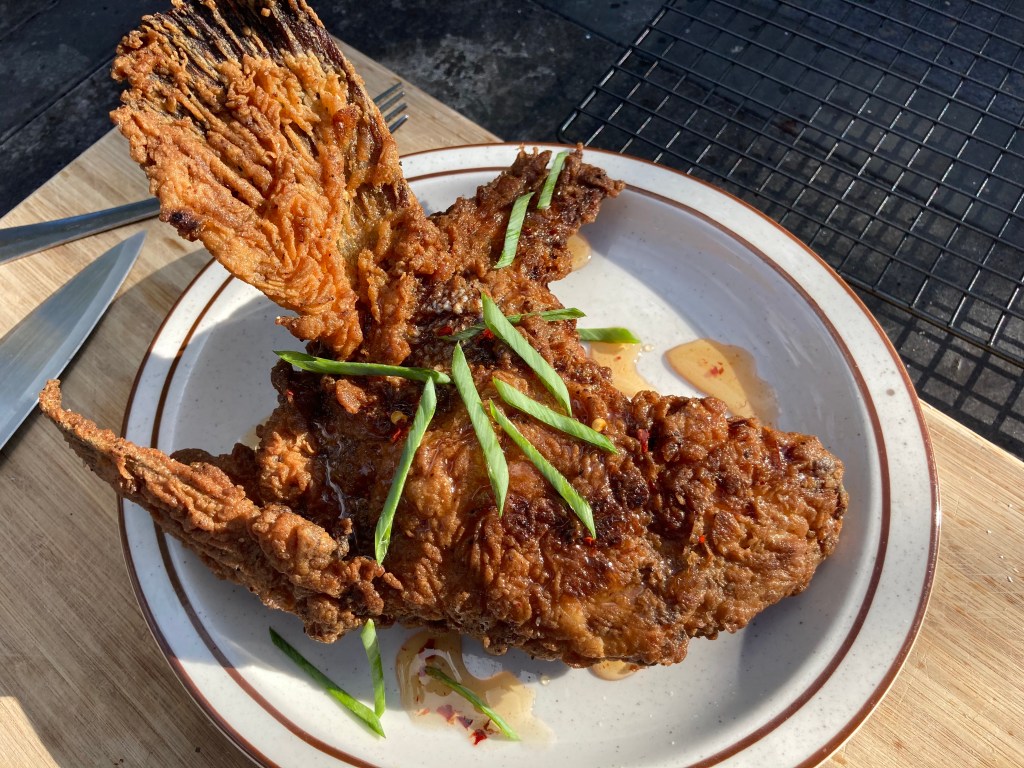 fried grouper collar