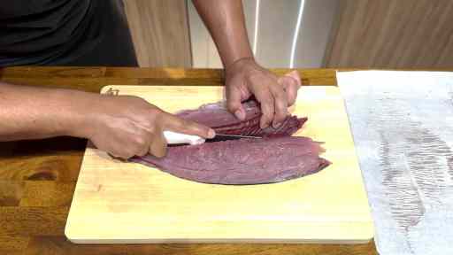 how to remove blackfin tuna bloodline