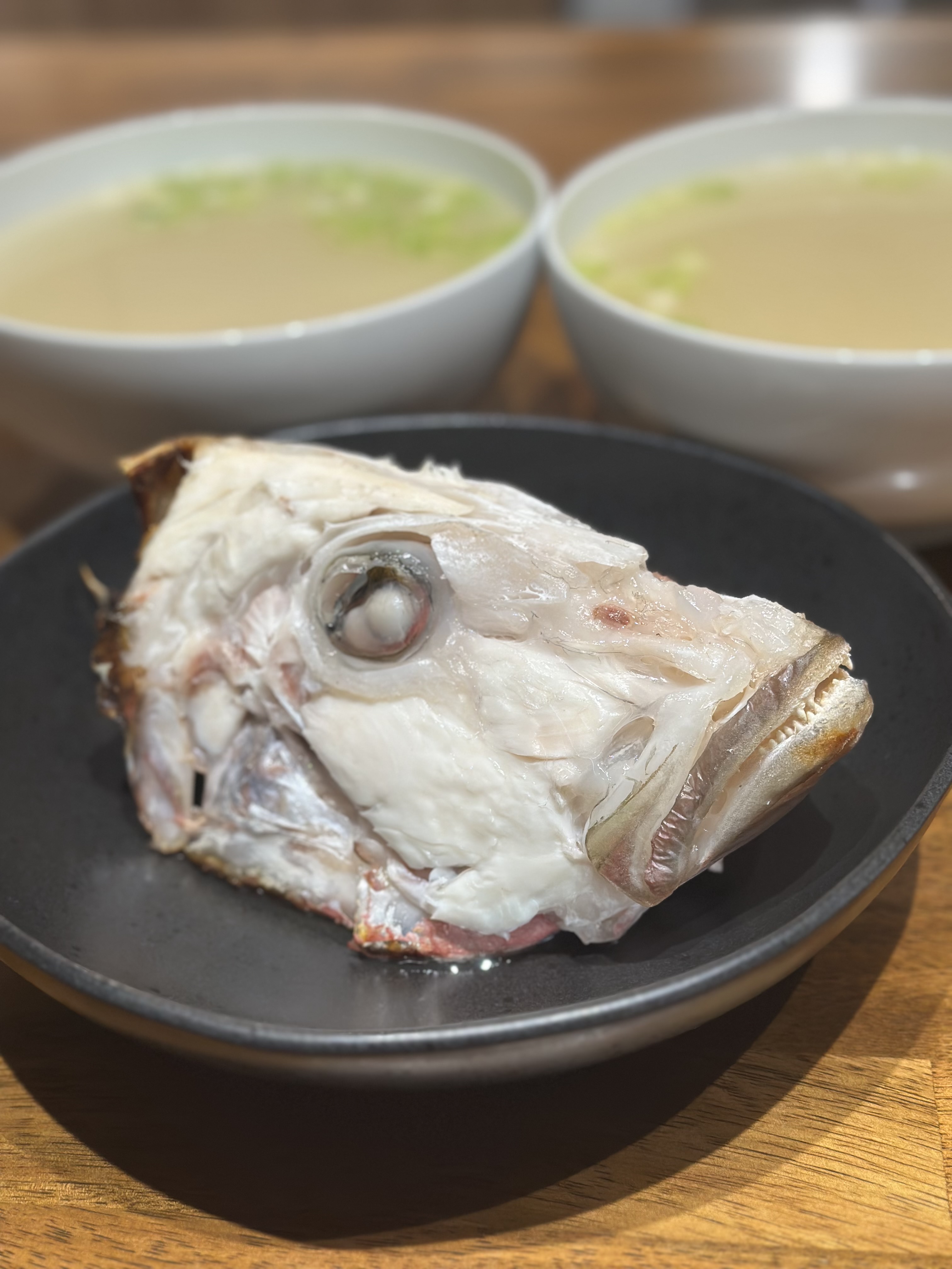 baked fish head