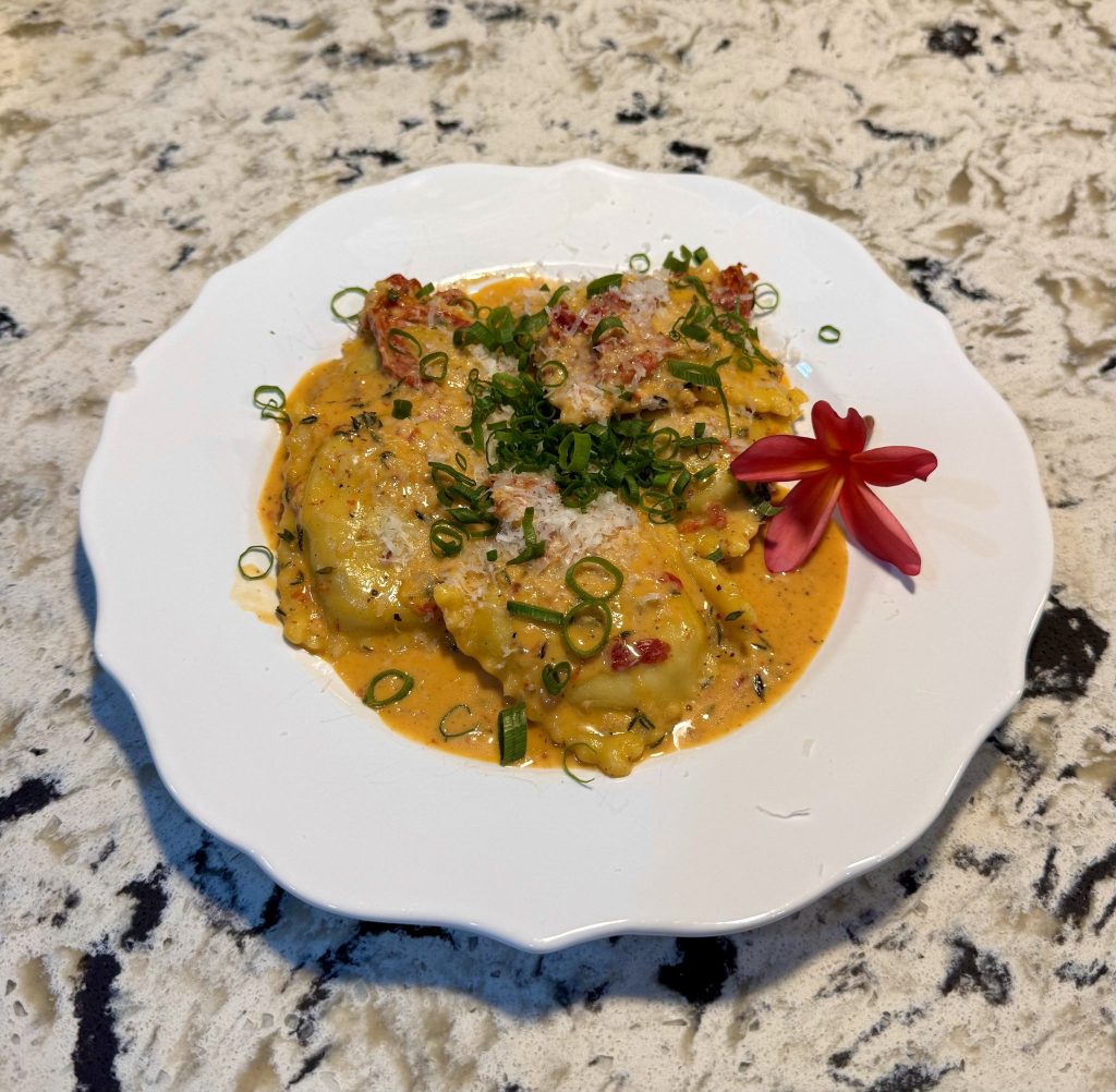 spiny lobster ravioli