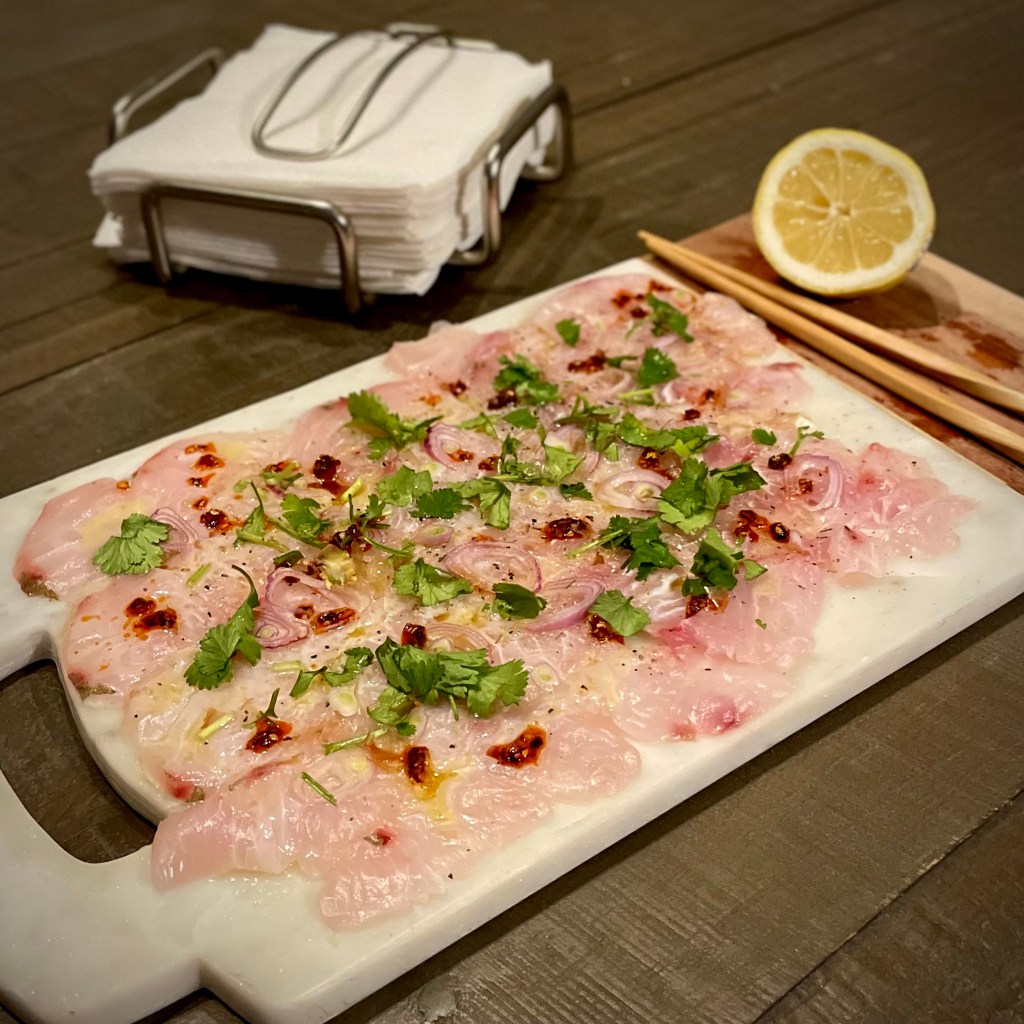 yellow jack carpaccio
