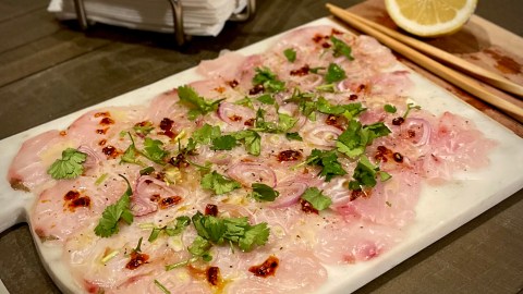 yellow jack carpaccio